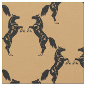 踊りの馬 ファブリック (クローズアップ)