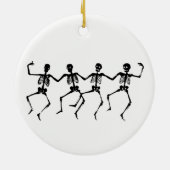 踊りの骨組ハロウィンThunder_Cove セラミックオーナメント (裏面)