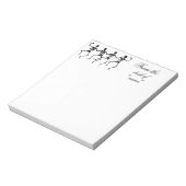 踊りの骨組ハロウィンThunder_Cove ノートパッド (回転)