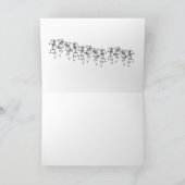 踊りの骨組古い骨の誕生日はあなたの文字を加えます カード (内部)