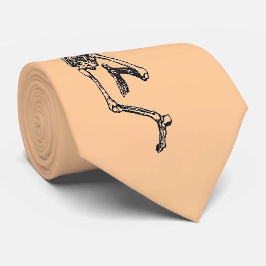 踊りの骨組男性ハロウィンのタイ ネクタイ (ロール)
