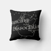 踊りは余分なステップと単なる解離 クッション (裏面)