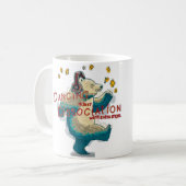 踊りは余分なステップと単なる解離 コーヒーマグカップ (正面左)