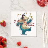 踊りは余分なステップと単なる解離 スタンダードカクテルナプキン (インサイチュ)