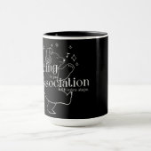 踊りは余分なステップと単なる解離 マグカップ (中央)