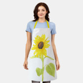 「踊りひまわり」 エプロン (着用した状態)