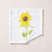 「踊りひまわり」 バスタオルセット (ウォッシュタオル)