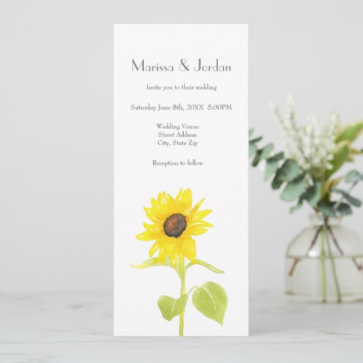 踊りひまわり 招待状 (スタンド正面)