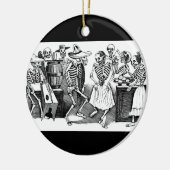 "踊ります他の世界のJarabeを" セラミックオーナメント (左)