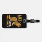 踊りを並べられれば人生はもっとよい ラゲッジタグ (裏面横)