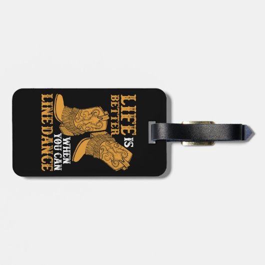 踊りを並べられれば人生はもっとよい ラゲッジタグ (裏面横)