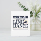 踊りを並べることができる時に歩く理由 ポストカード (スタンド正面)