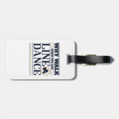 踊りを並べることができる時に歩く理由 ラゲッジタグ (裏面横)