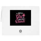 踊りを愛する女の子 – ダンサー踊り恋人 (裏面横)