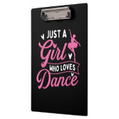 踊りを愛する女の子 – ダンサー踊り恋人 クリップボード (左)