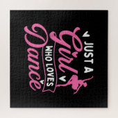 踊りを愛する女の子 – ダンサー踊り恋人 ジグソーパズル (横)