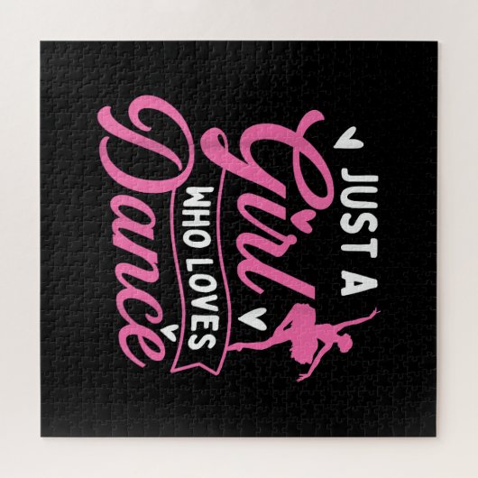 踊りを愛する女の子 – ダンサー踊り恋人 ジグソーパズル (横)