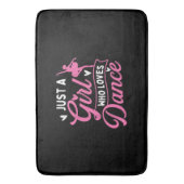 踊りを愛する女の子 – ダンサー踊り恋人 バスマット (正面縦)