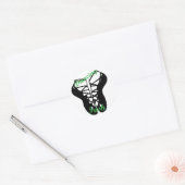 踊りアイリッシュシール ラウンドシール (封筒)