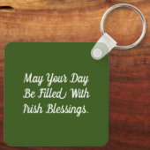 踊りアイリッシュラスキーチェーン キーホルダー (裏面)