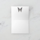 踊りアゲハチョウバタフライキルトパターン カード (内部)