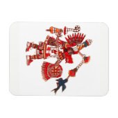 踊りアステカシャーマン マグネット (横)