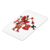 踊りアステカシャーマン マグネット (左側)