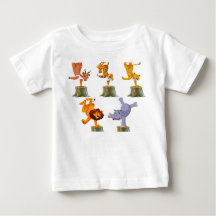 踊りアニマルズトドラー素晴らしジャージーTシャツ