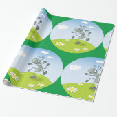 踊りアリ ラッピングペーパー (アンロールド)