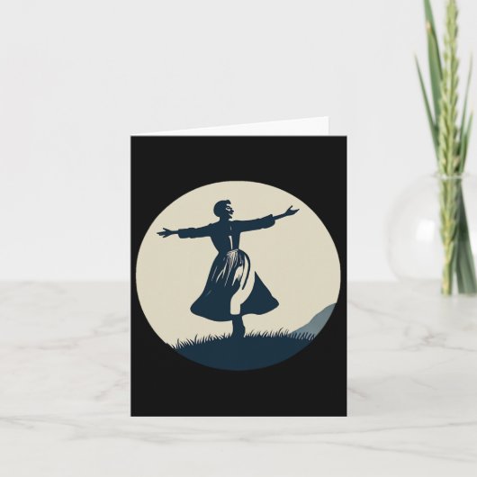 踊りアルパインマリアサウンドオブミュージックファミリーミュージカル カード (正面)