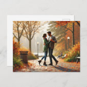 踊りインスタンレーパークバンクーバーオータム ポストカード (正面/裏面)