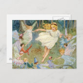 踊りインフェアリーリングや輪 ポストカード (正面/裏面)