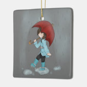 踊りインレインオーナメント セラミックオーナメント (左)