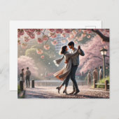 踊りイン上野公園日本春 ポストカード (正面/裏面)