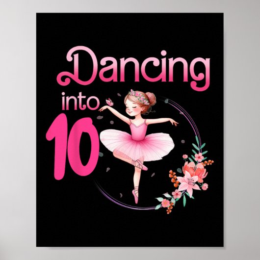 踊りイン10バレリーナ10thバースデーパーティーボール ポスター (正面)