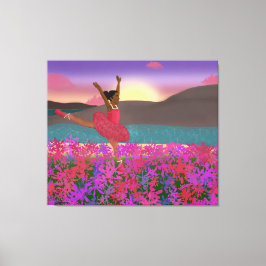 踊りイン・メドウ | ダンス | アフリカ系アメリカ人 キャンバスプリント