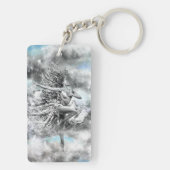 踊りウーマンキーチェーン キーホルダー (裏面)