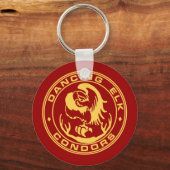 踊りエルクコンドル キーホルダー (正面)