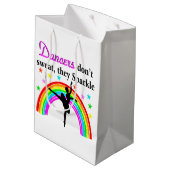 踊りエレガント子 ミディアムペーパーバッグ (裏面アングル)