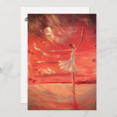 踊りオンシルバークラウド サンキューカード (正面/裏面)