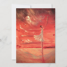 踊りオンシルバークラウド サンキューカード