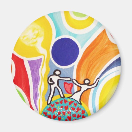 踊りオンムーンビーム マグネット (正面)