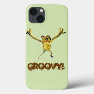 踊りカエルおもしろい動物カスタム iPhone 13ケース