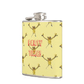 踊りカエルおもしろい動物 フラスク (左)