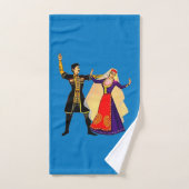 踊りカップルズタオル バスタオルセット (ハンドタオル)