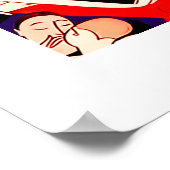 踊りカップルヴィンテージアールデコ ポスター (角)