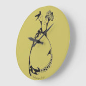 踊りカップル時計 ラージ壁時計 (傾斜)