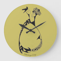 踊りカップル時計