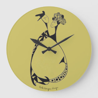 踊りカップル時計 ラージ壁時計