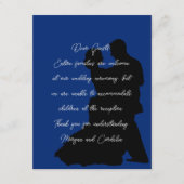 踊りカップル結婚エンクロージャに子供はいない エンクロージャーカード (正面)